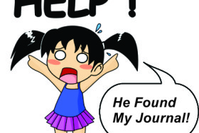 Help! He Found My Journal!