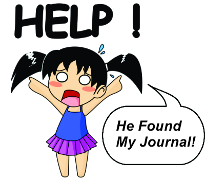 Help! He Found My Journal!