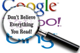 Using the Internet for Research: Don’t Believe Everything You Read!